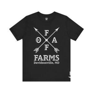 FAFO Farms White Arrow Logo Unisex Tee